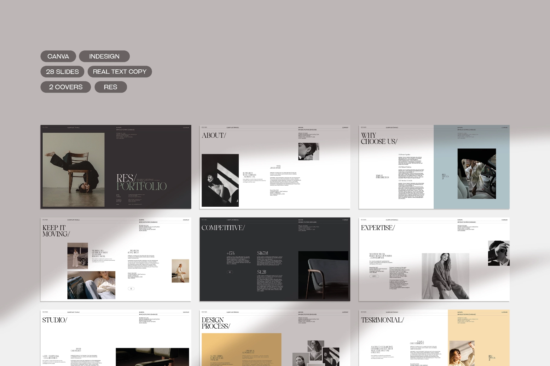 RES | Portfolio Template