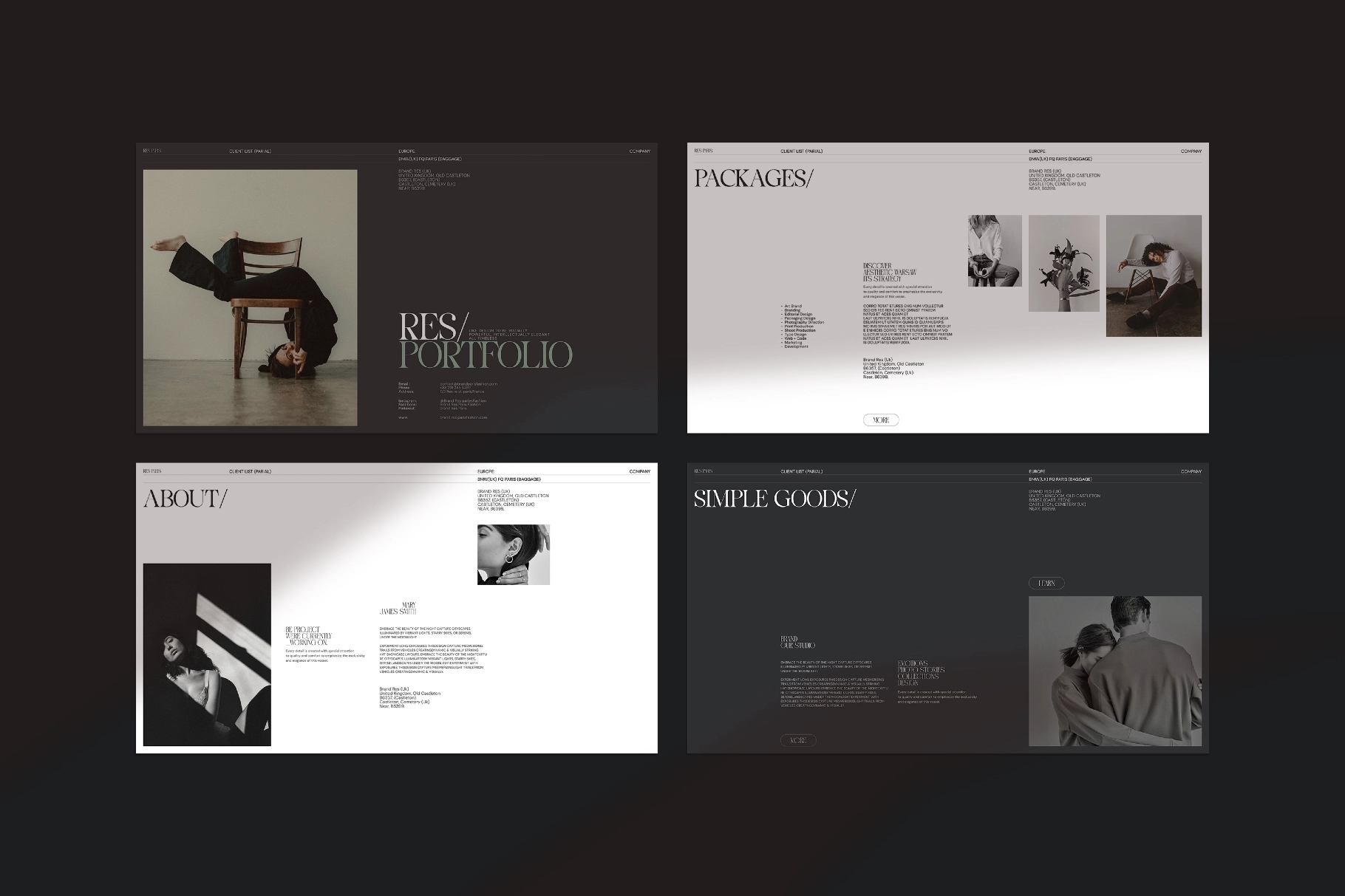 RES | Portfolio Template