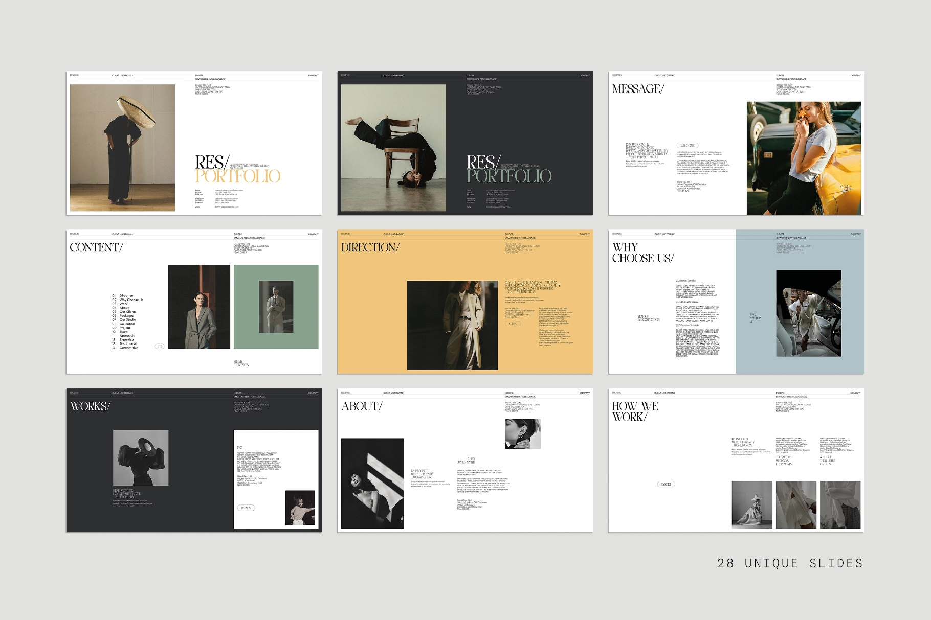 RES | Portfolio Template