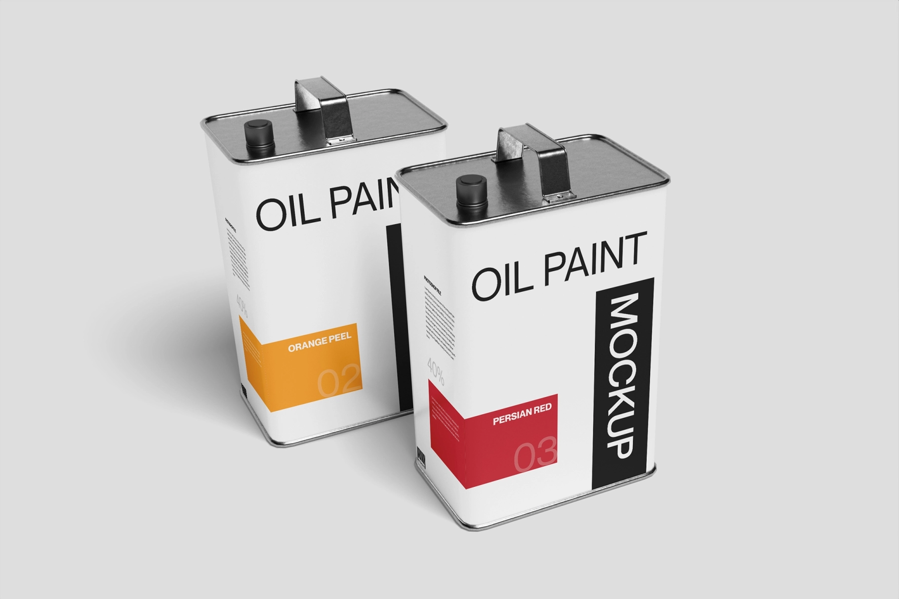 Oil Can Mockup