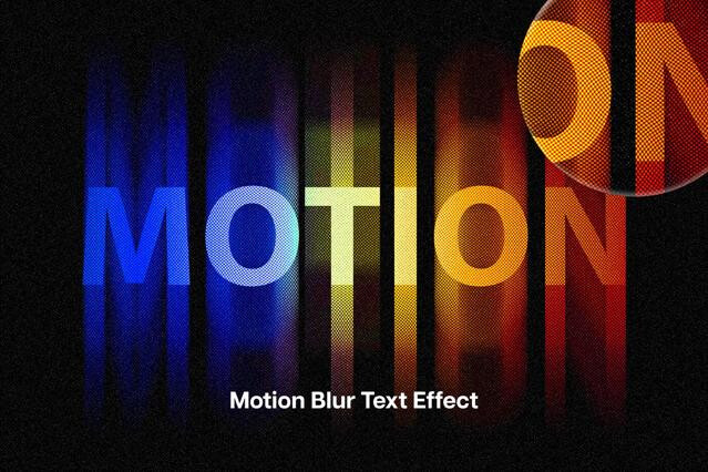 Motion Colorful Text Effect