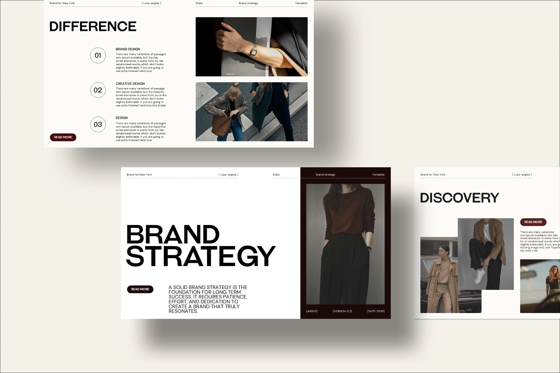 Brand Strategy Presentation Template