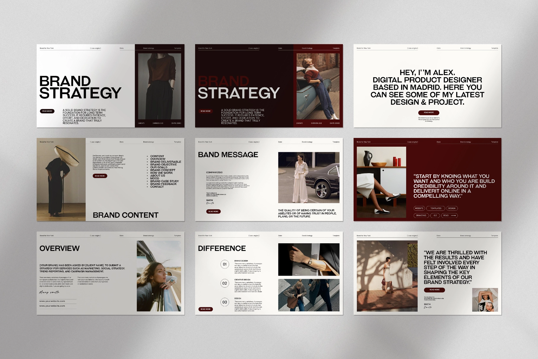 Brand Strategy Presentation Template
