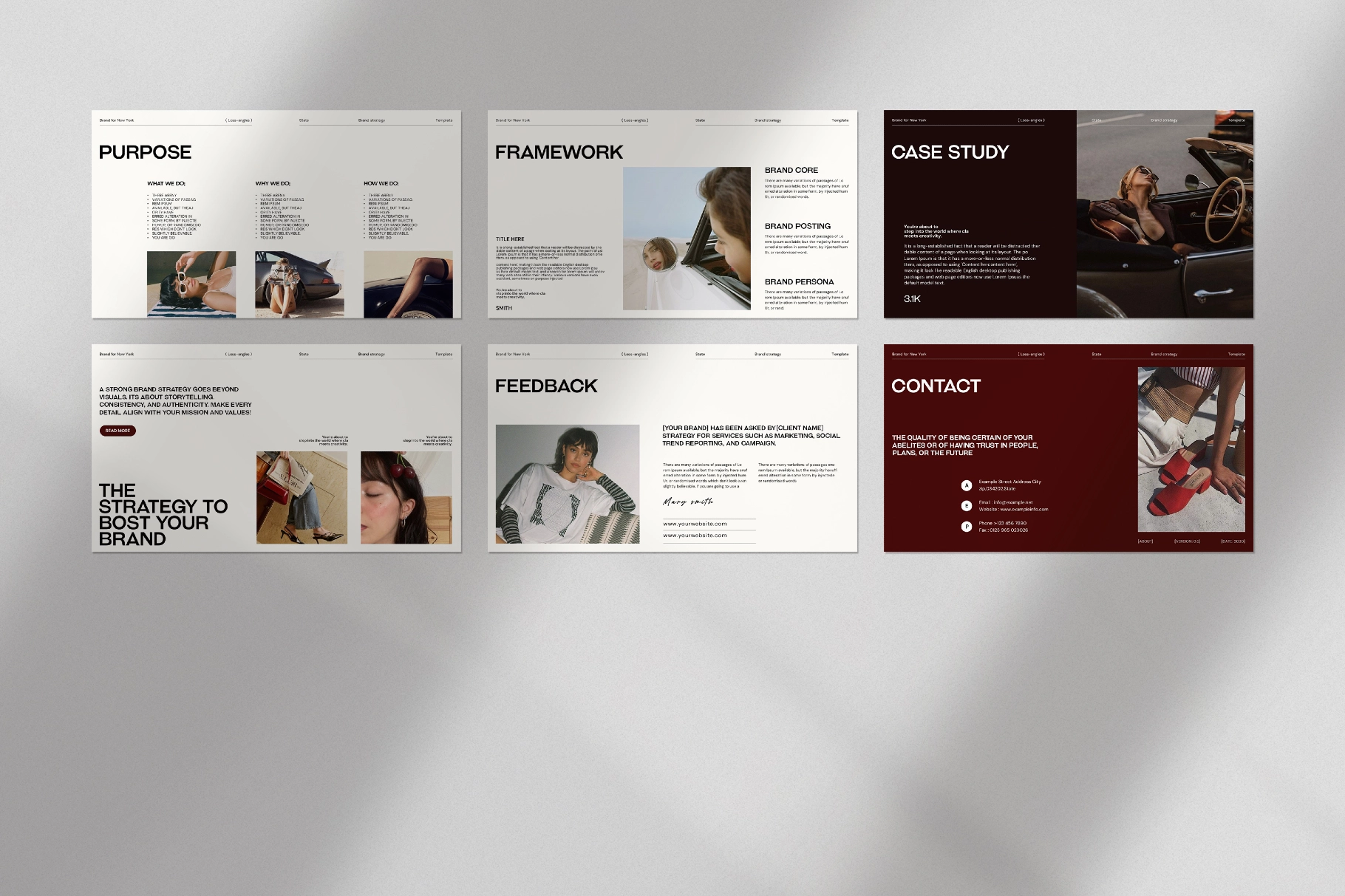 Brand Strategy Presentation Template