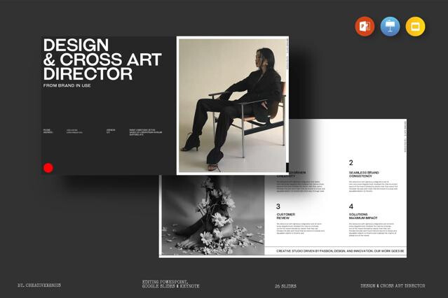 Design & Cross Art Presentation Template