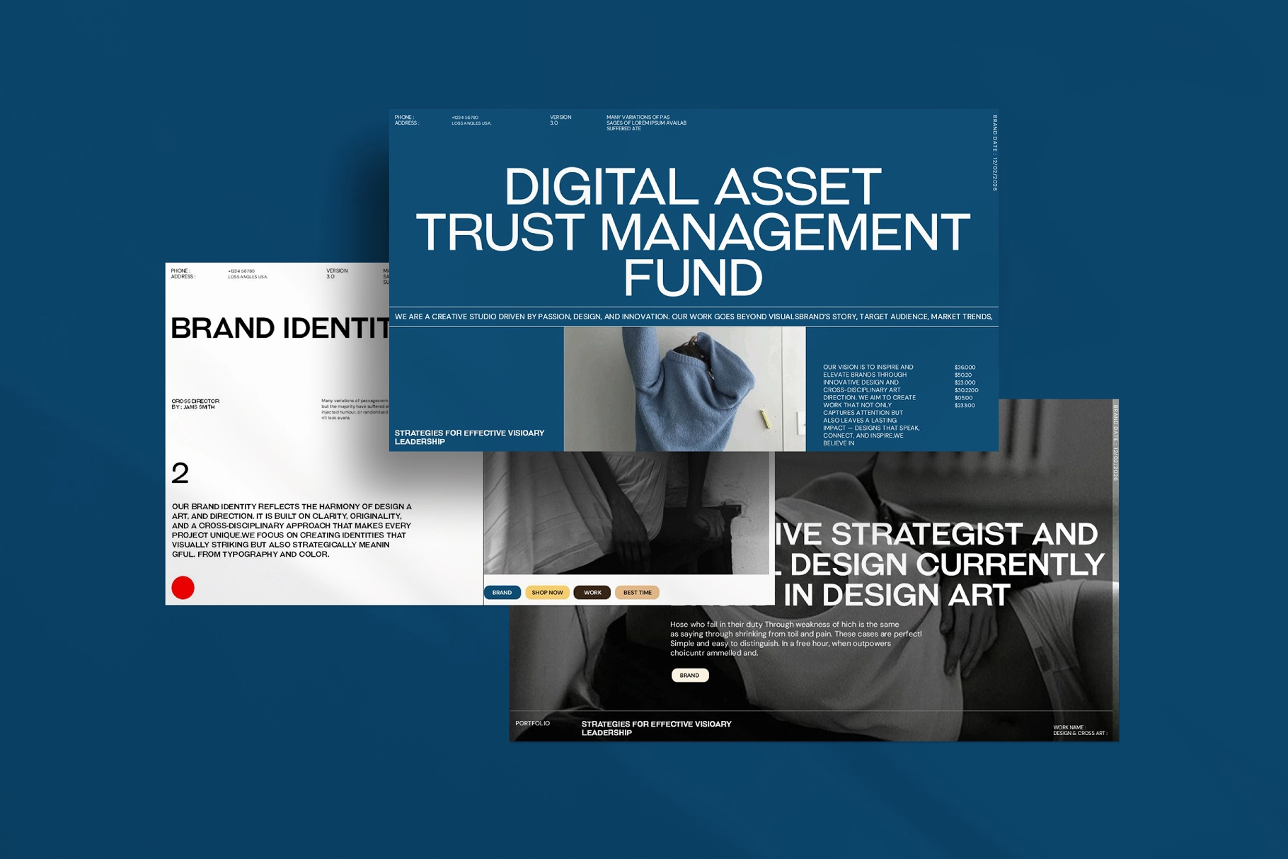 Design & Cross Art Presentation Template