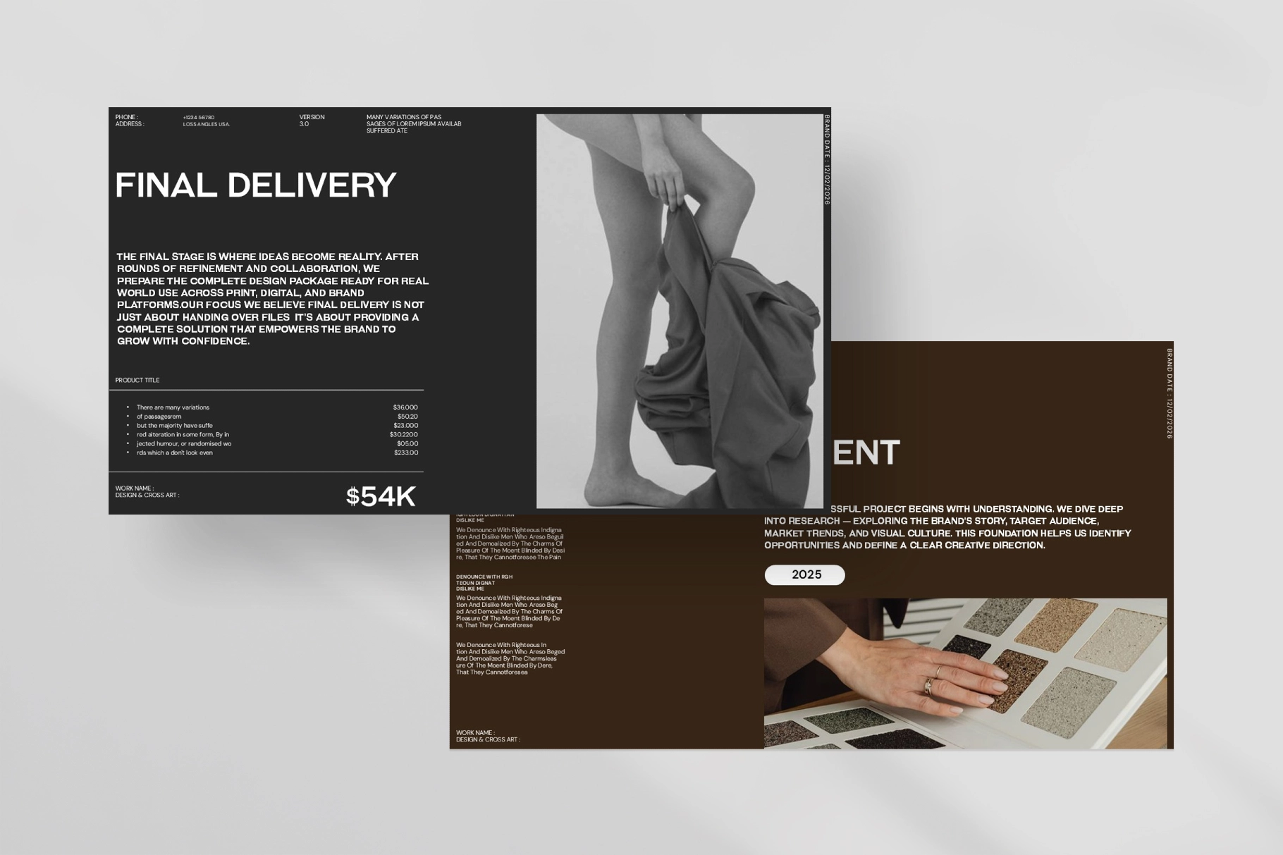 Design & Cross Art Presentation Template