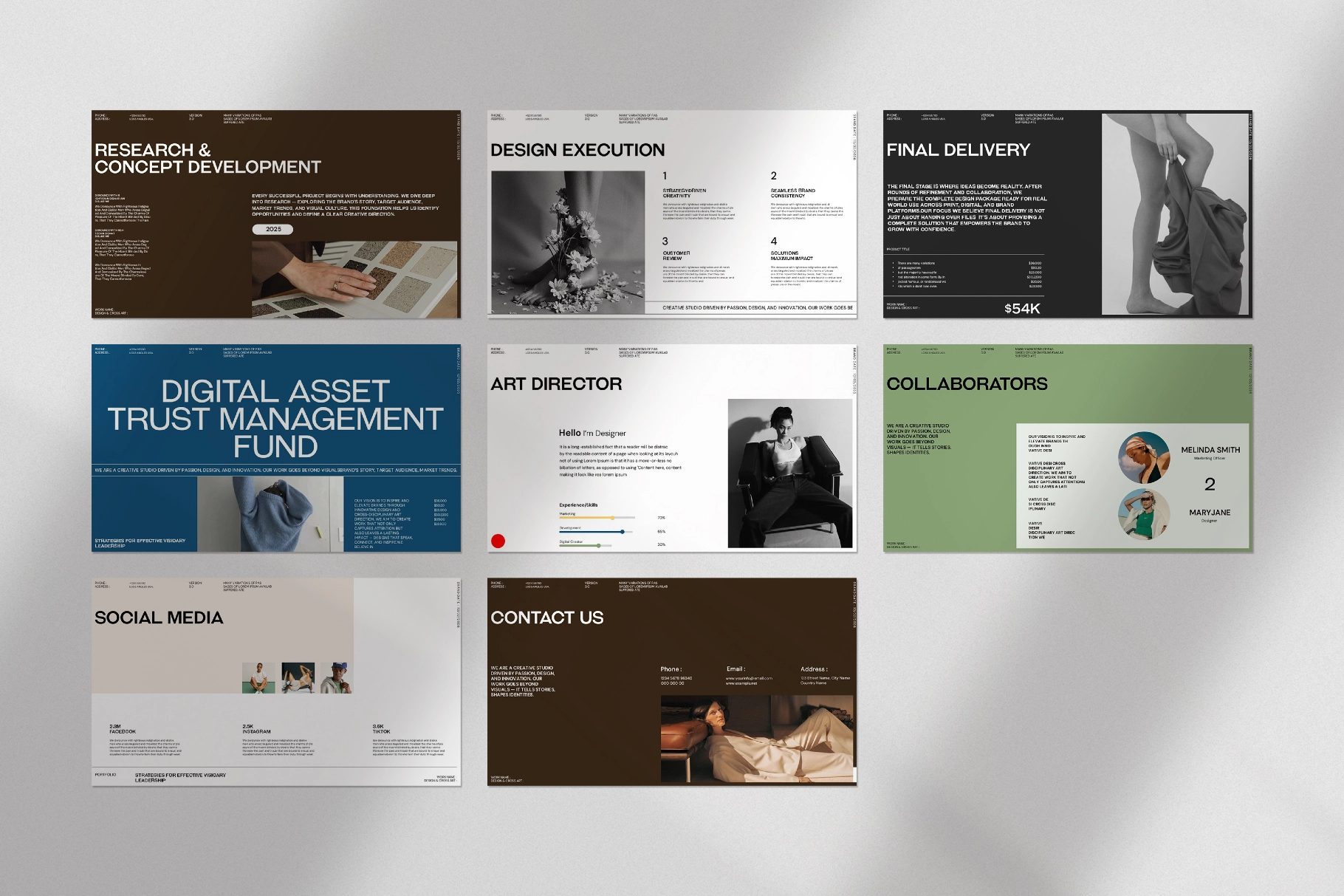 Design & Cross Art Presentation Template