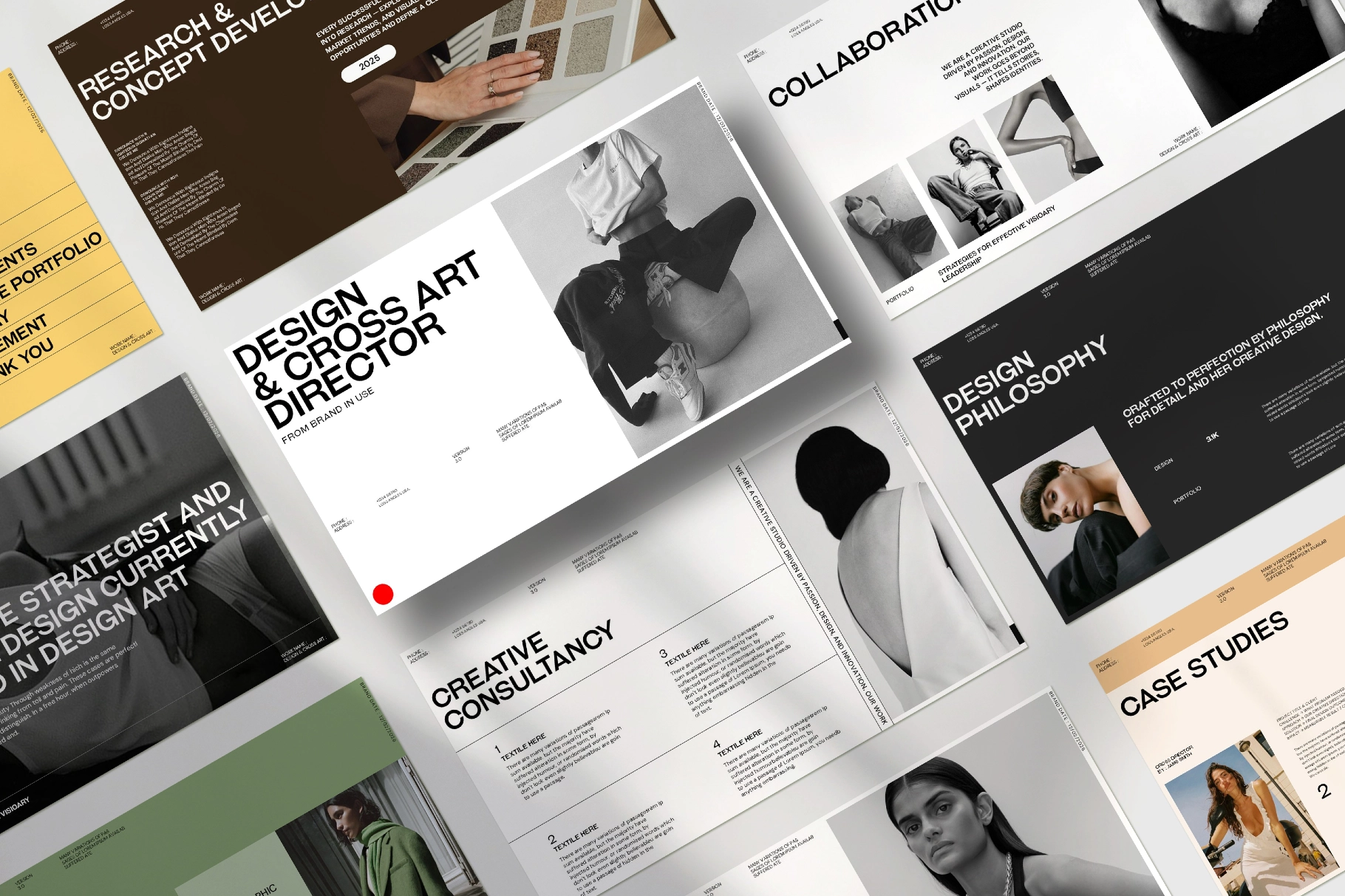 Design & Cross Art Presentation Template