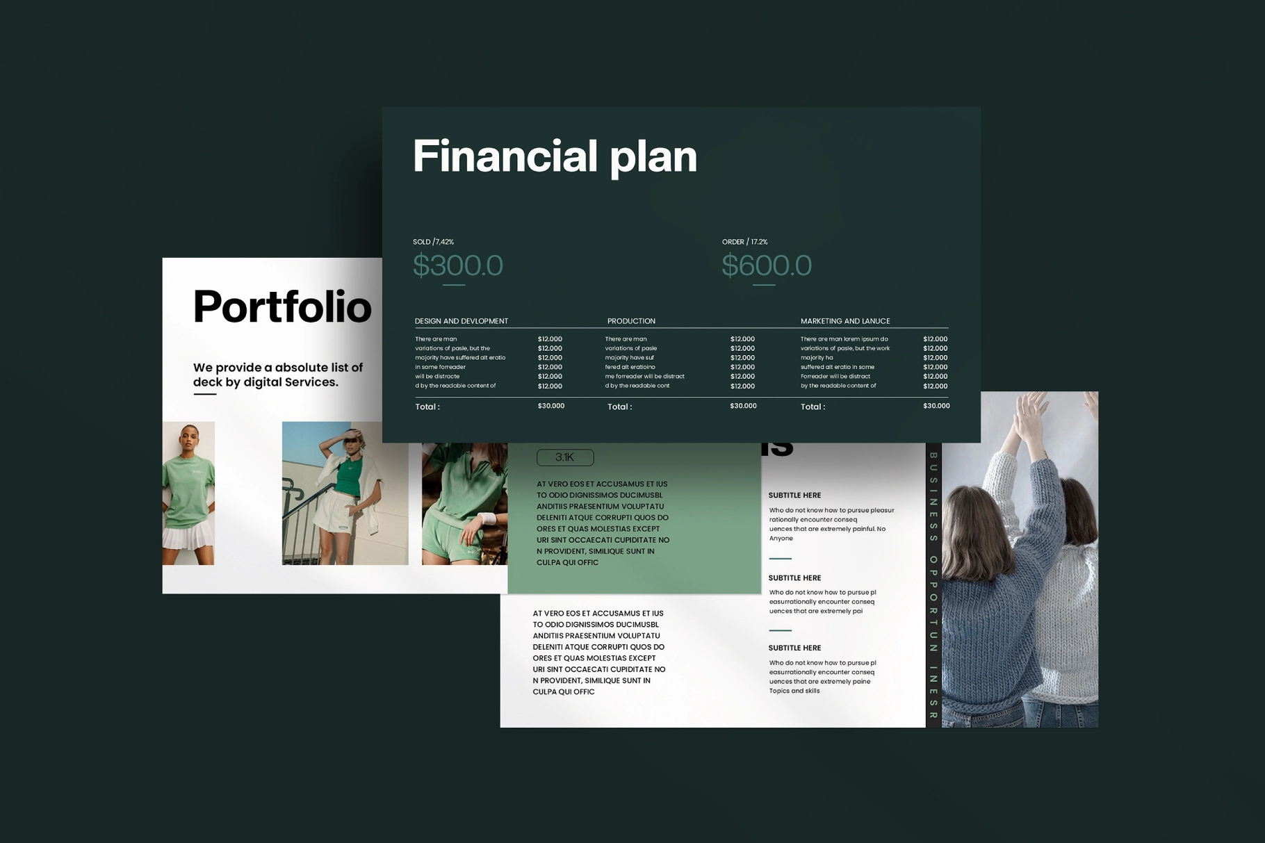 Pitch Deck Presentation Template