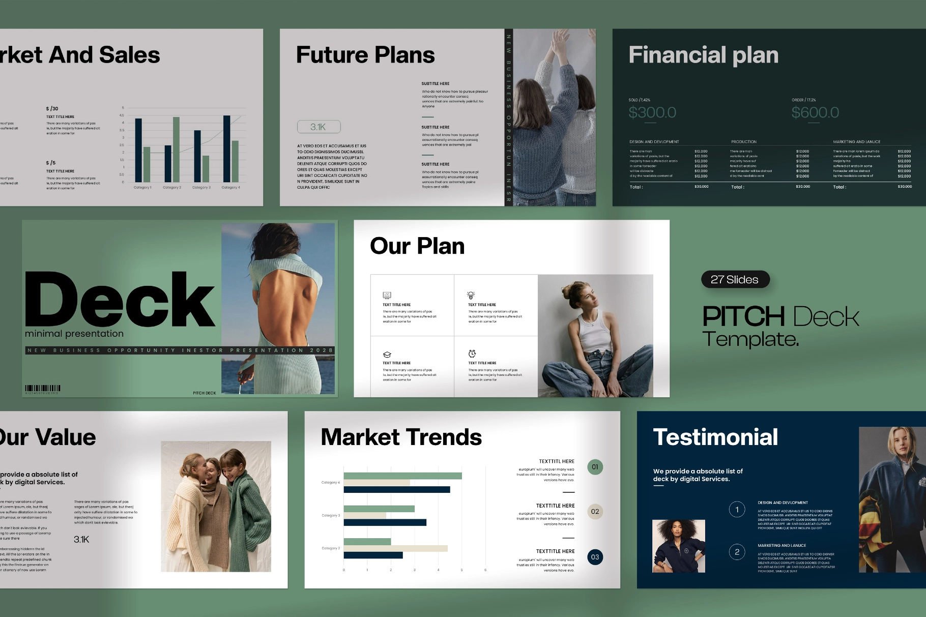 Pitch Deck Presentation Template