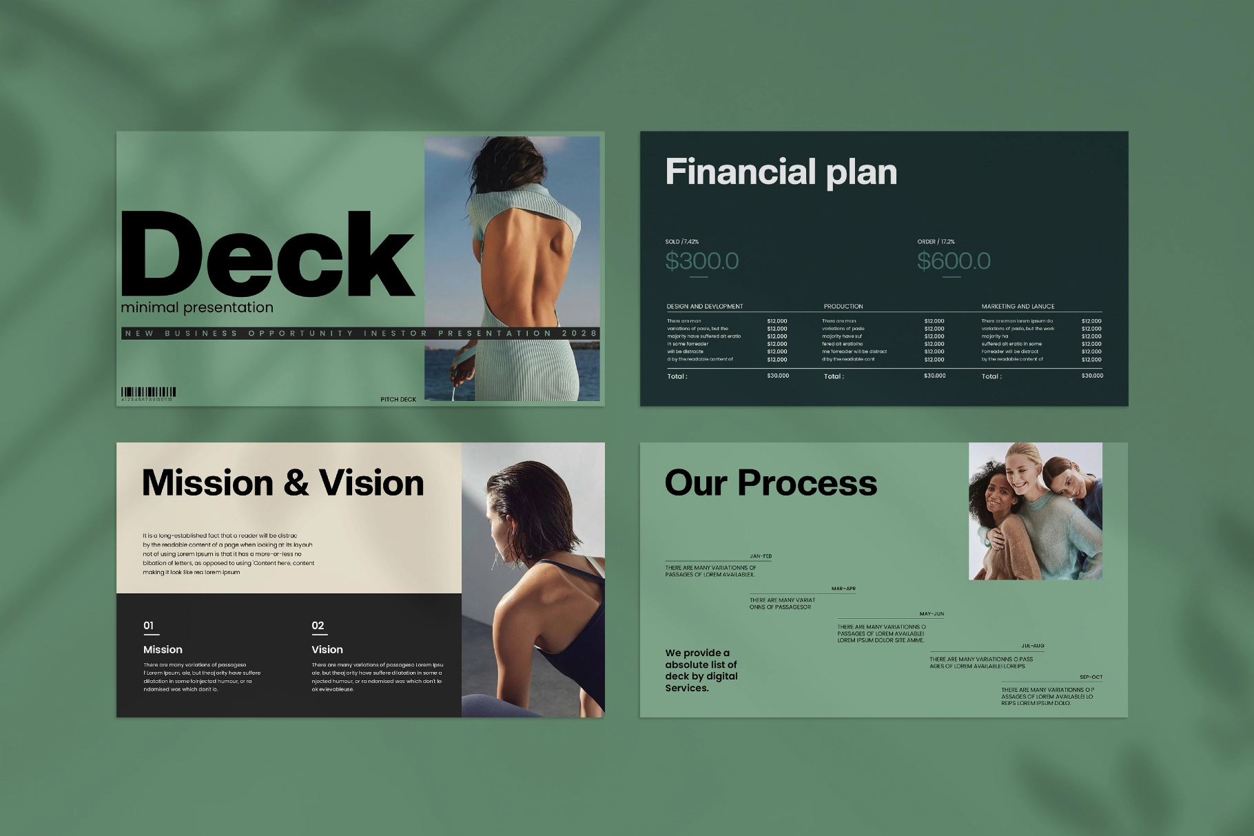 Pitch Deck Presentation Template