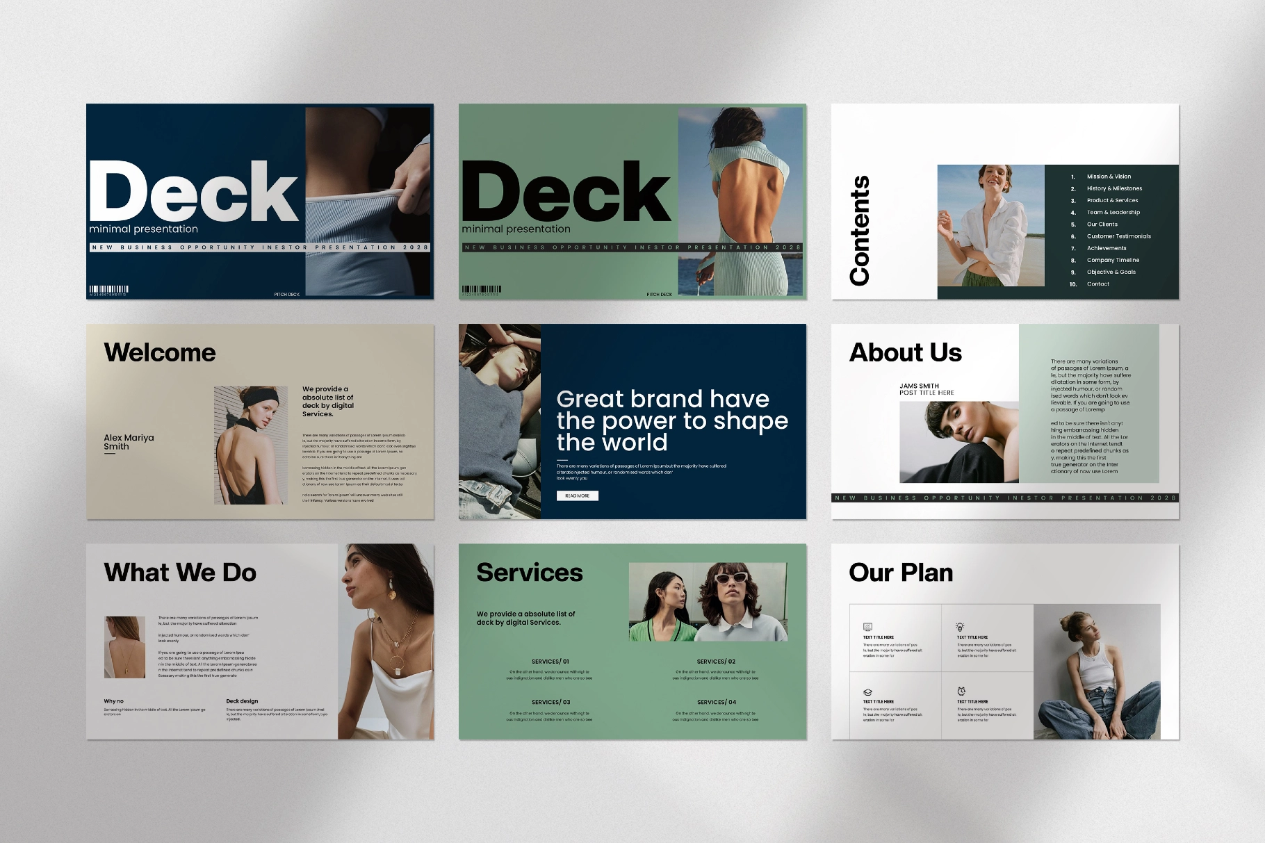Pitch Deck Presentation Template