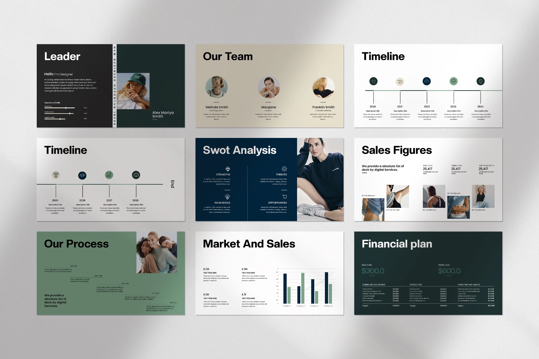 Pitch Deck Presentation Template