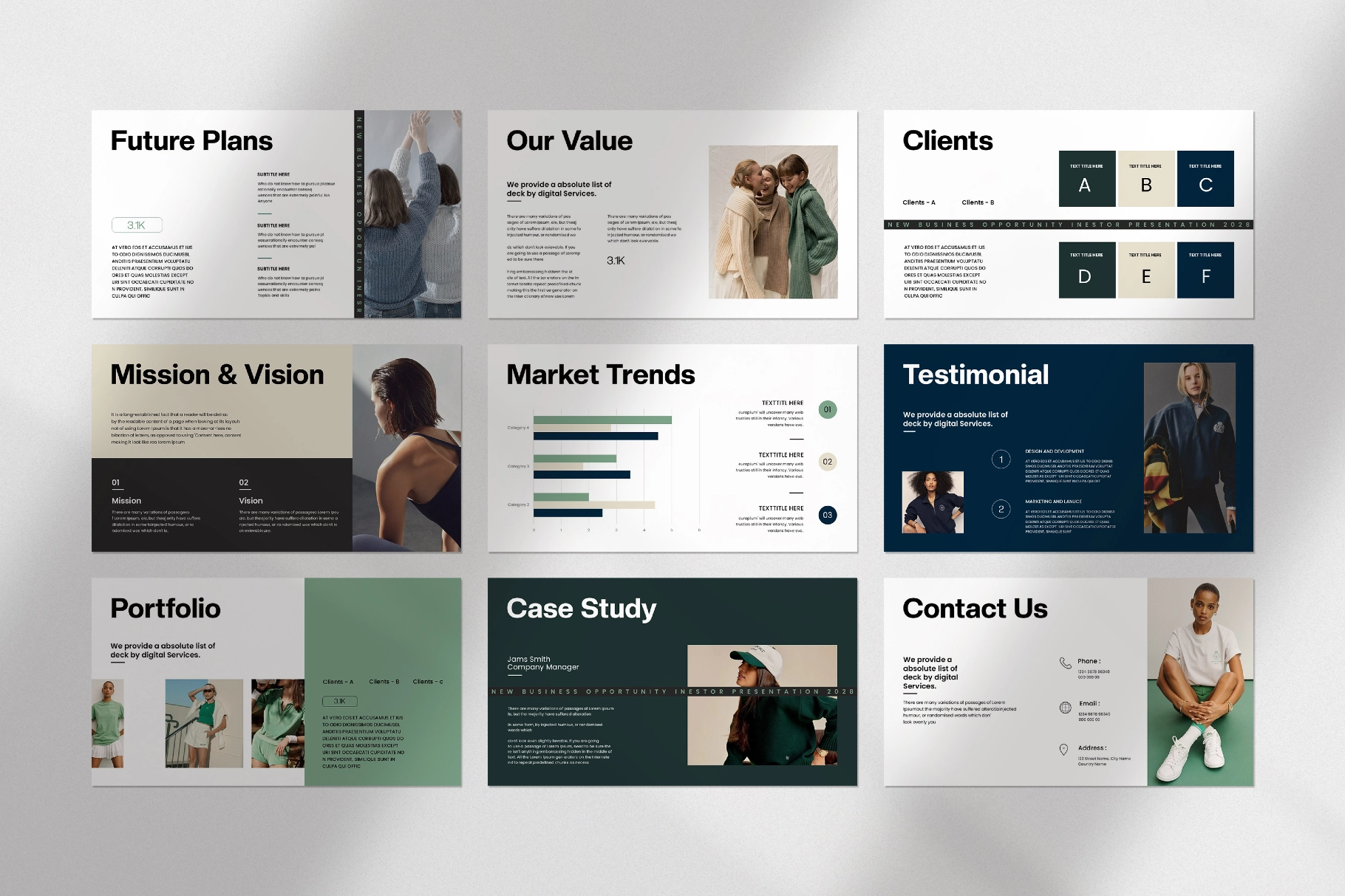 Pitch Deck Presentation Template