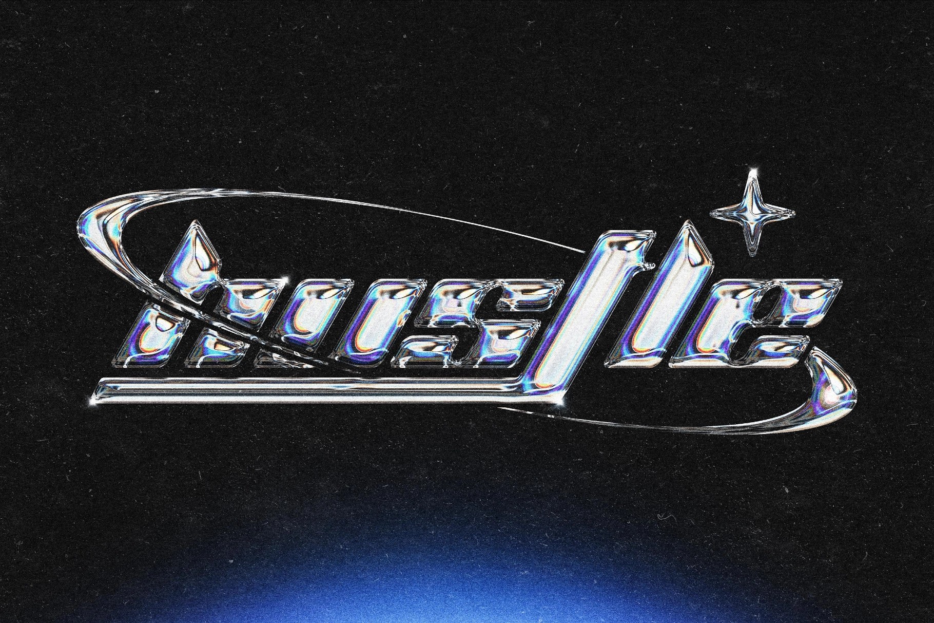 Prism Chrome Text & Logo Effect