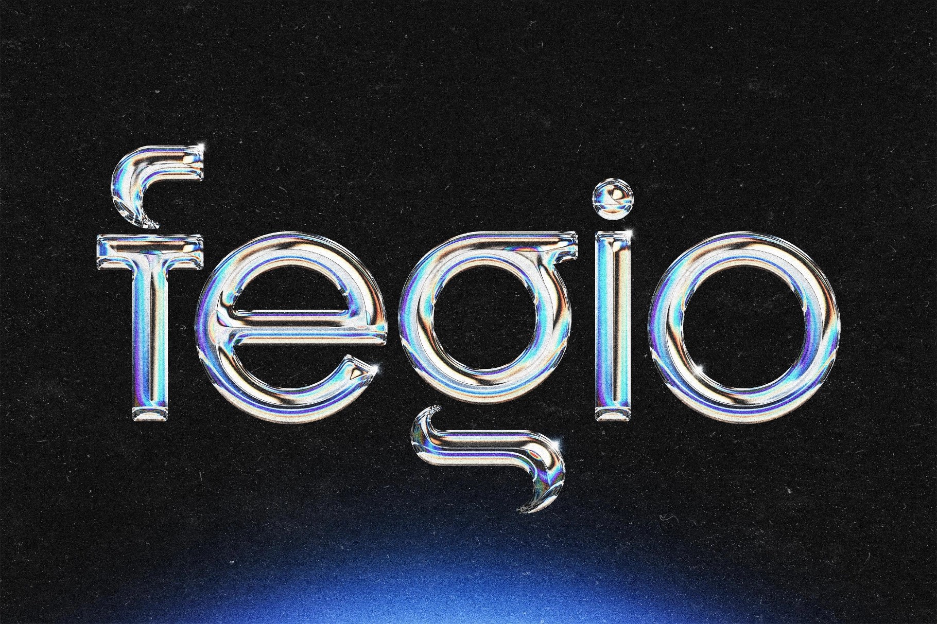 Prism Chrome Text & Logo Effect