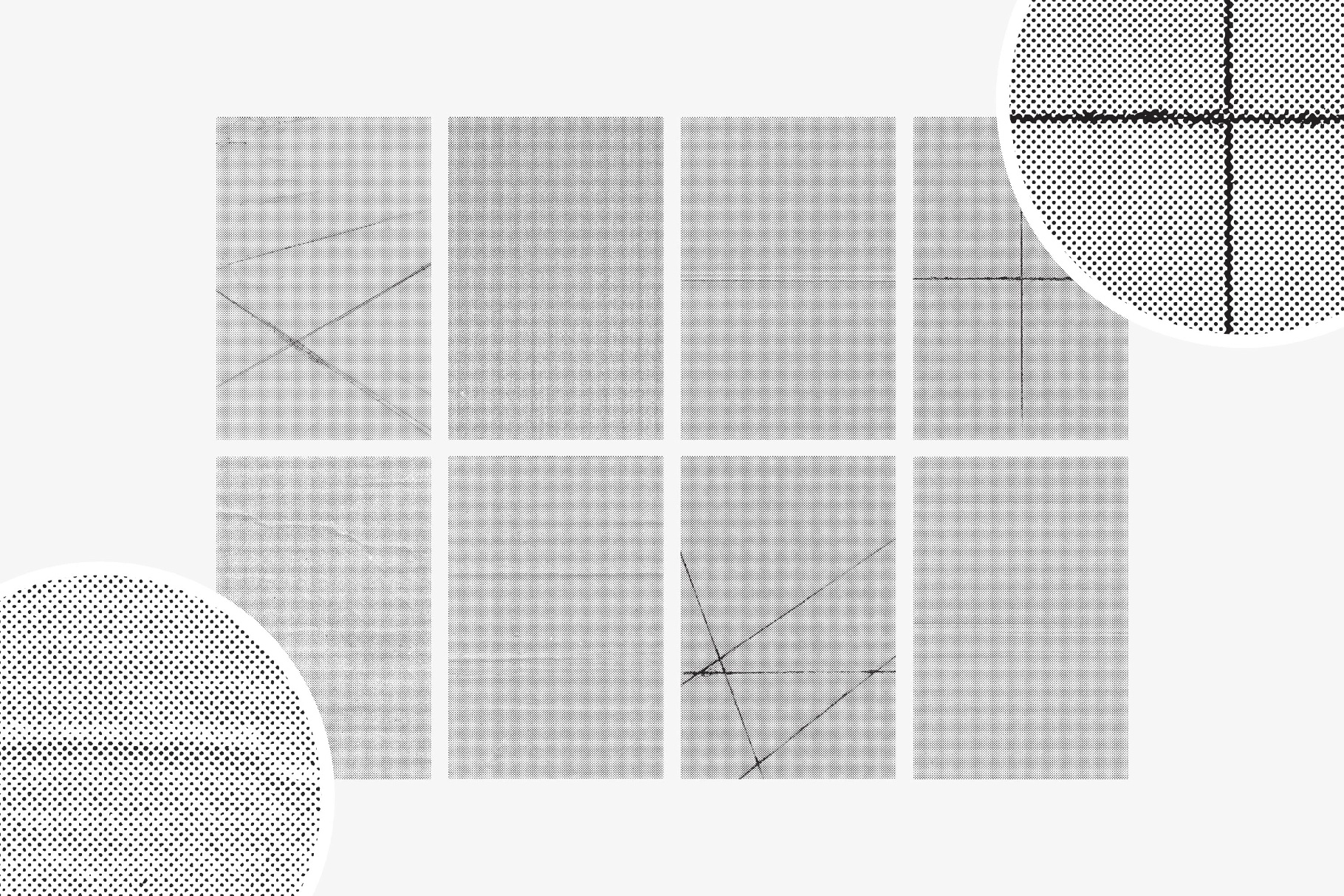 Halftone Vector Textures