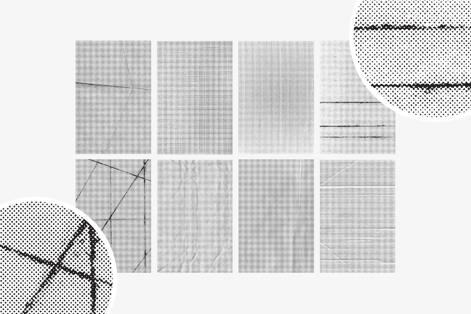 Halftone Vector Textures