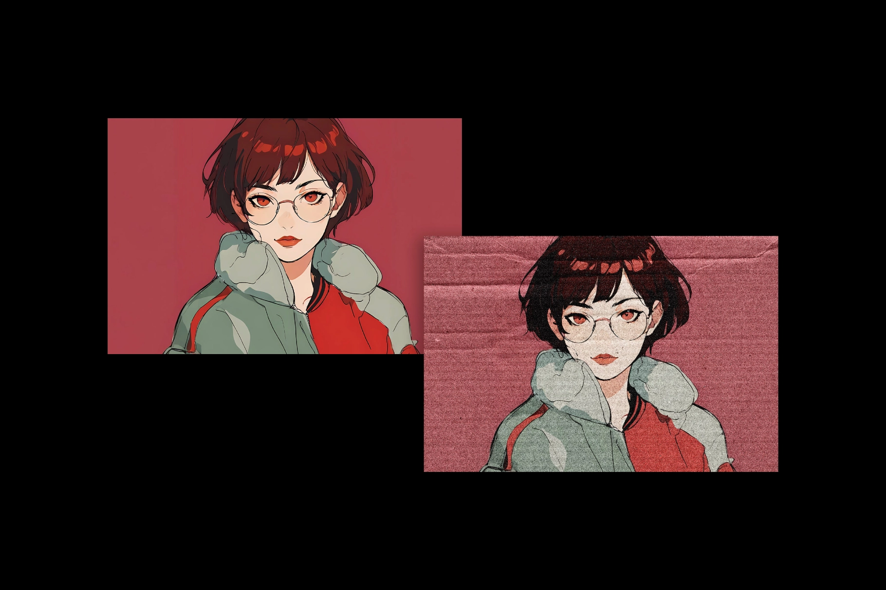 Retro Cardboard Photo Effect