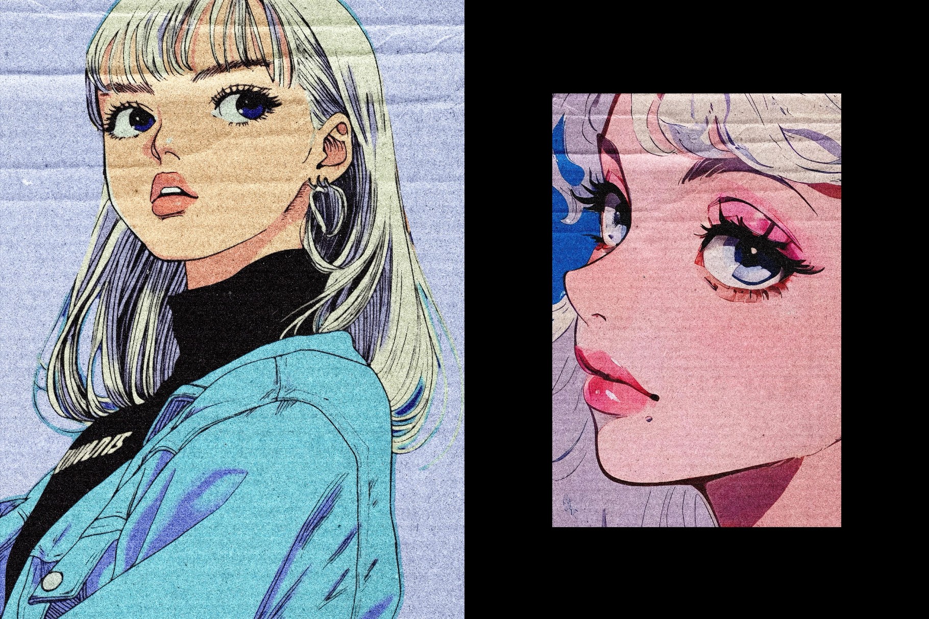 Retro Cardboard Photo Effect