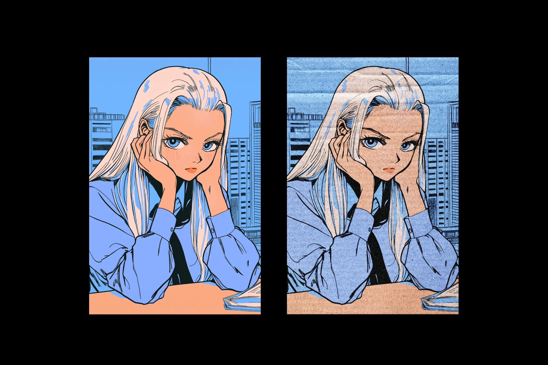 Retro Cardboard Photo Effect