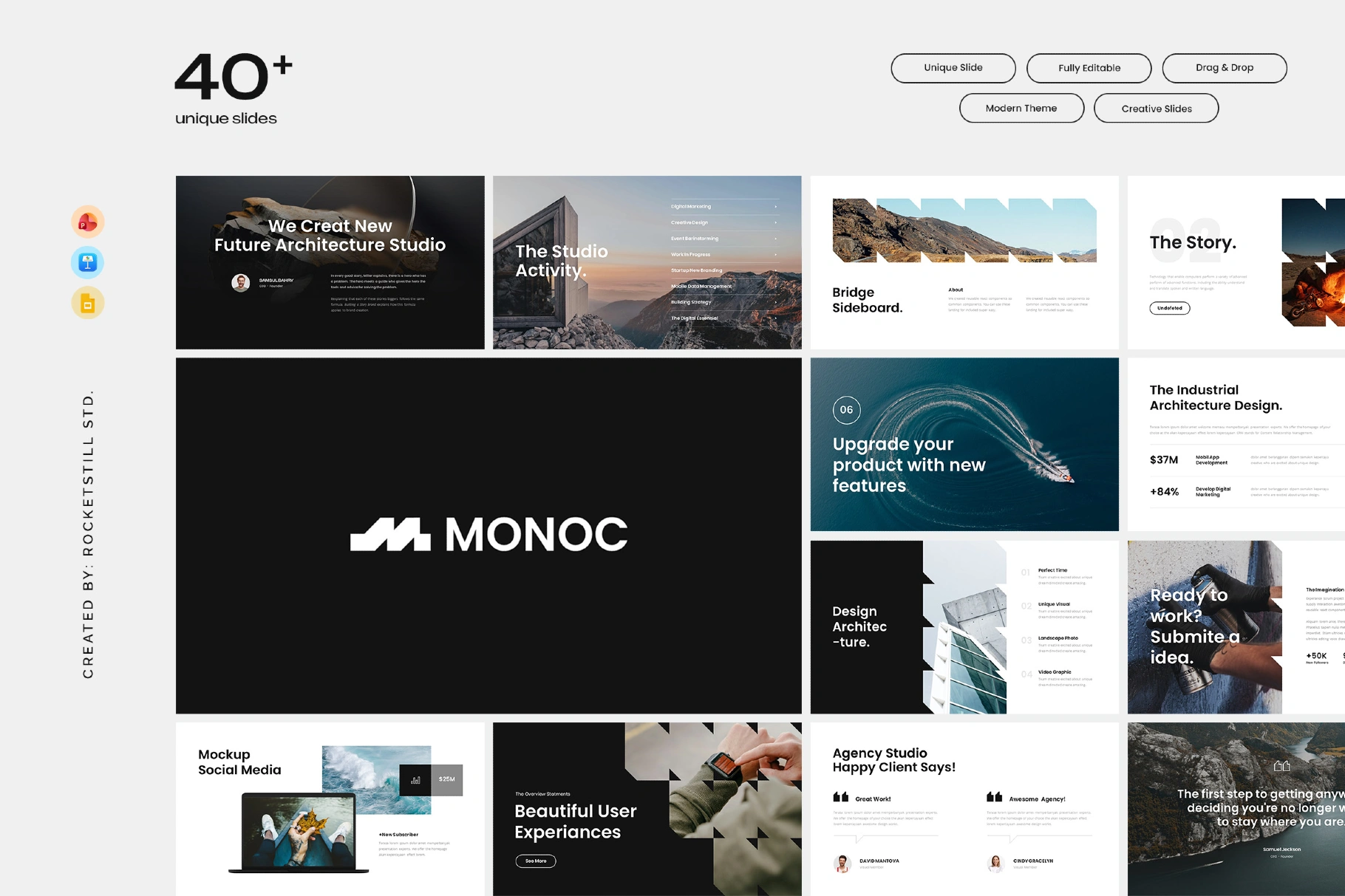 Monoc Presentation Template Design