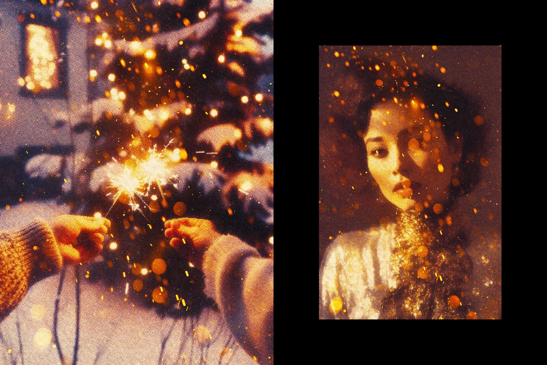 Festive Lights Photo Effect