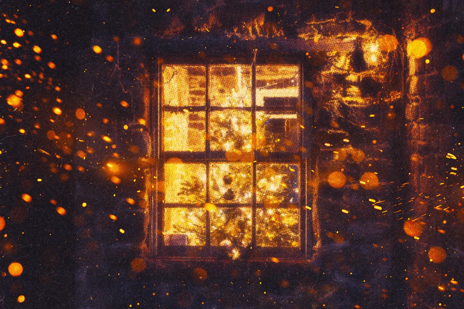 Festive Lights Photo Effect