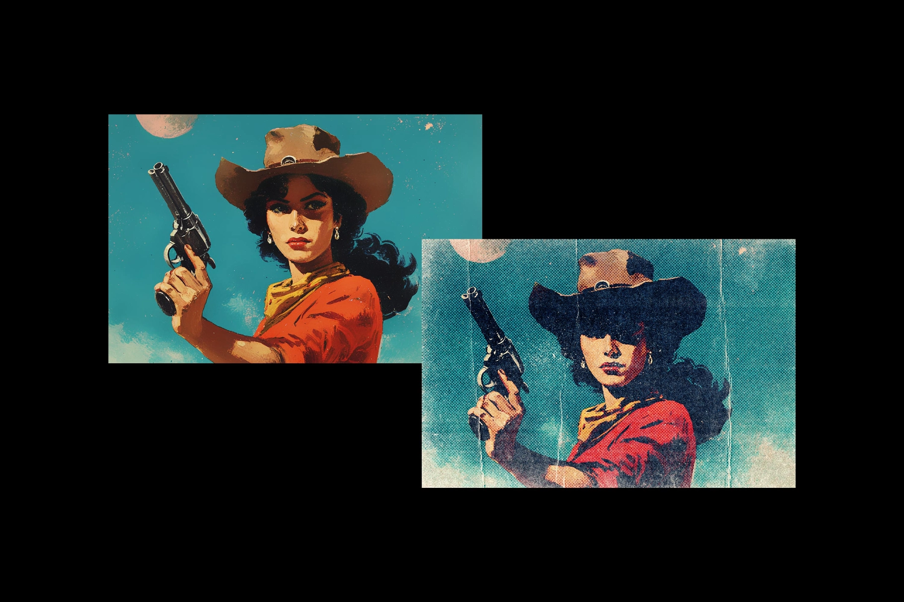 Grunge Retro Print Effect