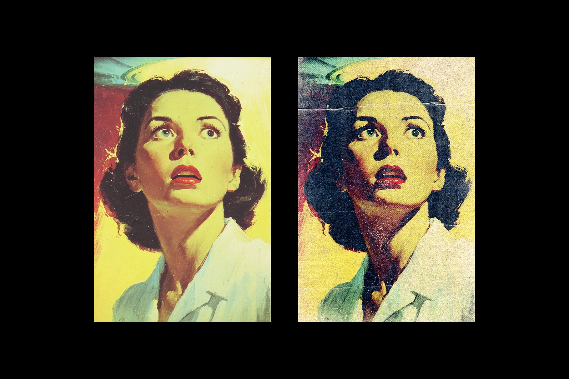 Grunge Retro Print Effect