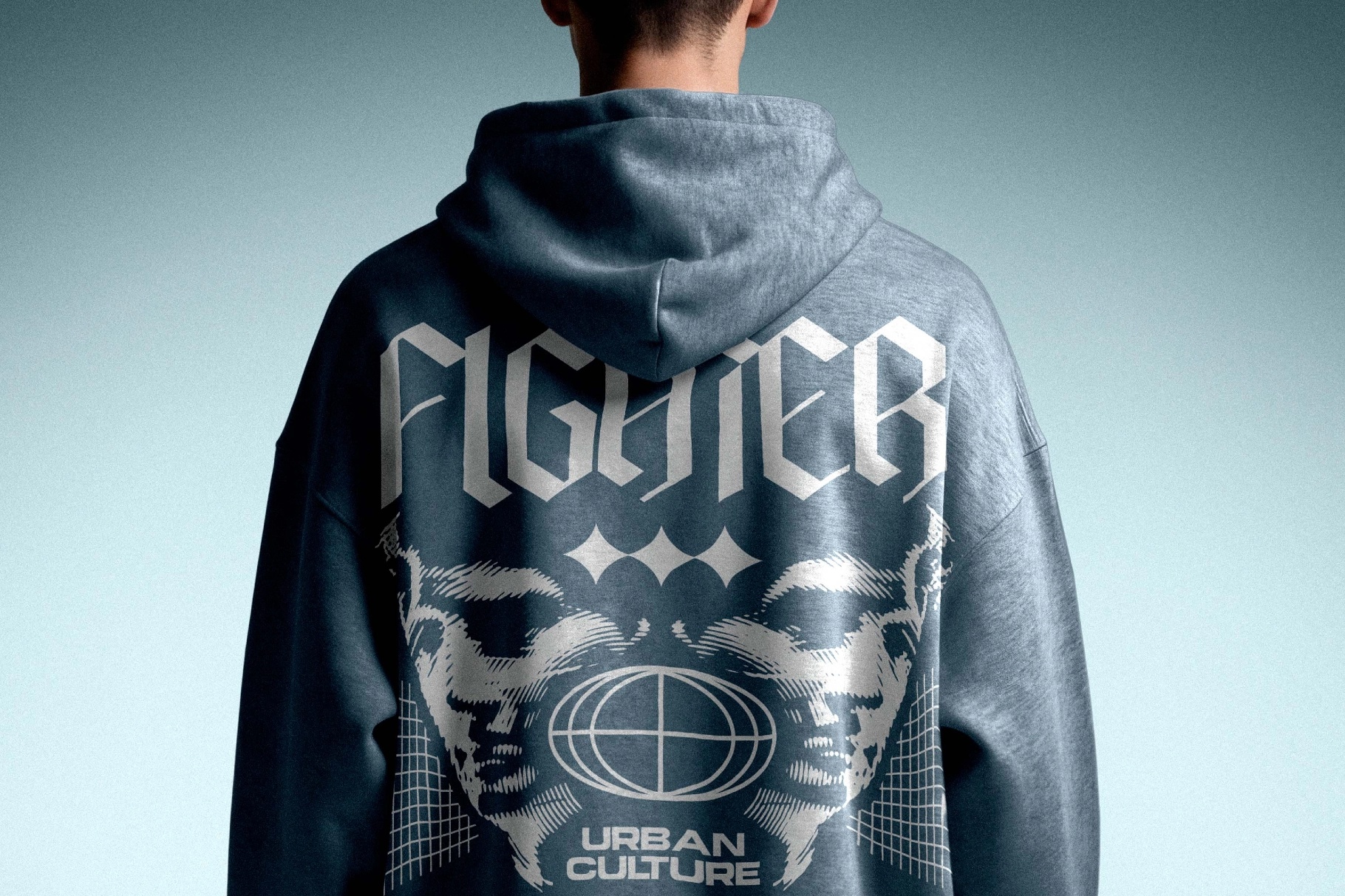 Oversized Hoodie Mockup