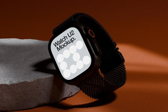 Apple Watch Ultra 2 Mockup