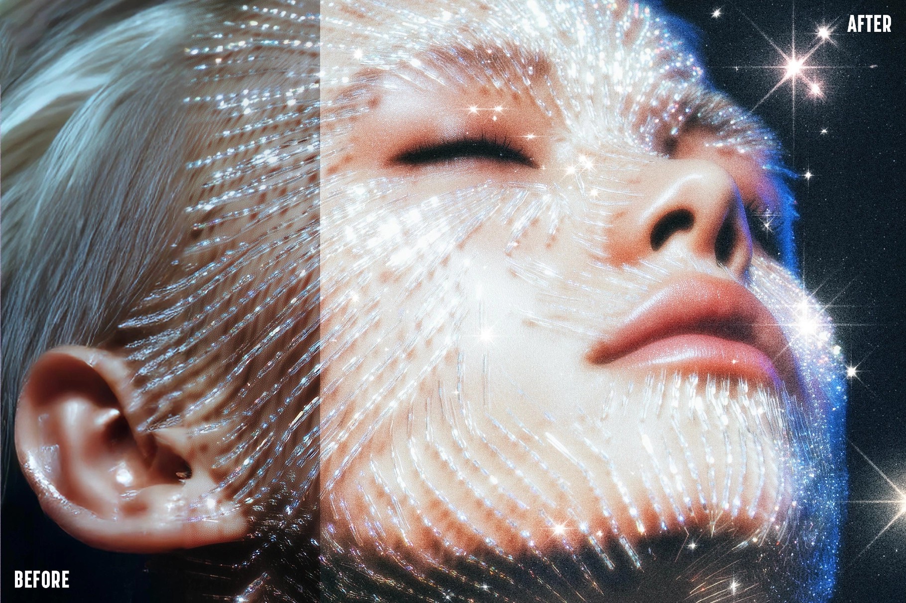 Stars Soft Glowing Photo Effect