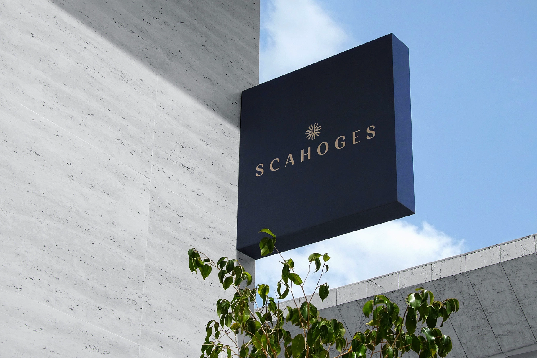 Exterior Blade Box Signage Mockup