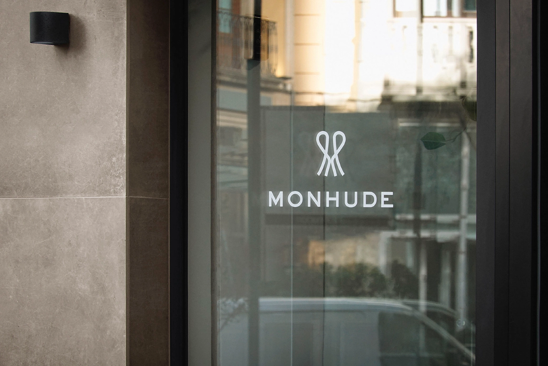 Streetfront Glass Decal Mockup