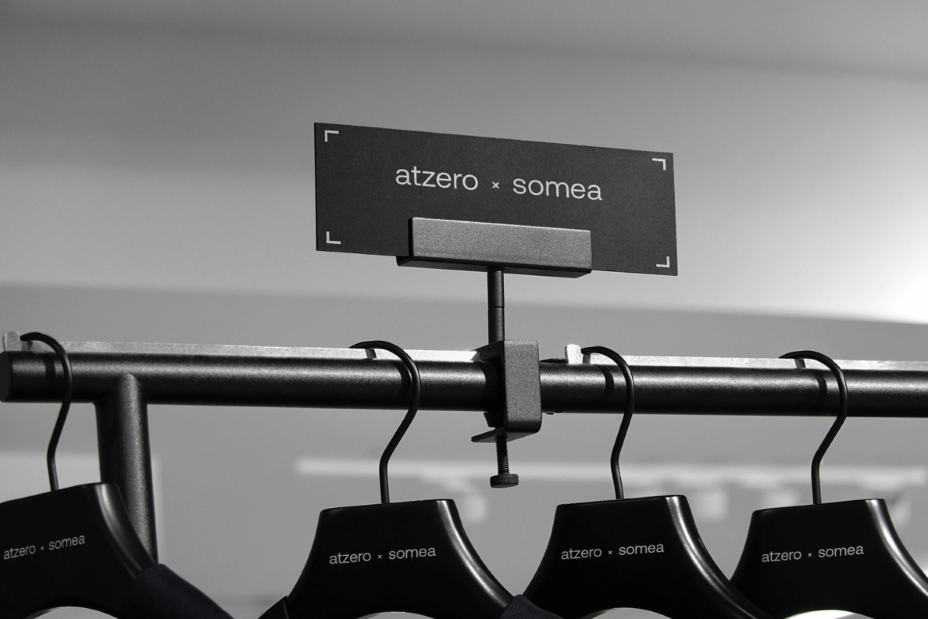 Apparel Rail Placard Mockup