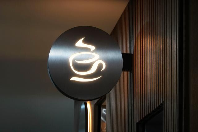 Brushed Metal Sign Mockup