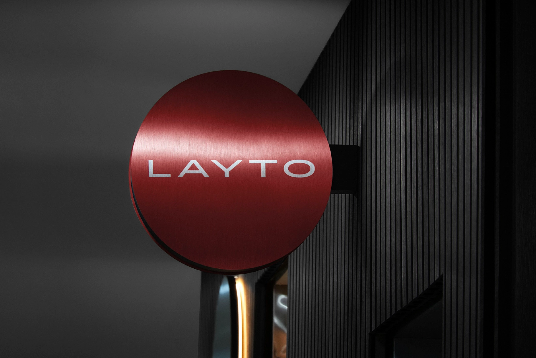 Brushed Metal Sign Mockup