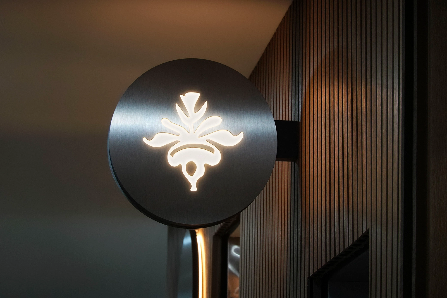 Brushed Metal Sign Mockup