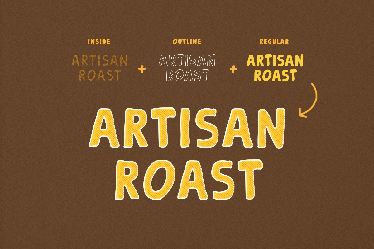Artisan Roast - Layered Organic Sans