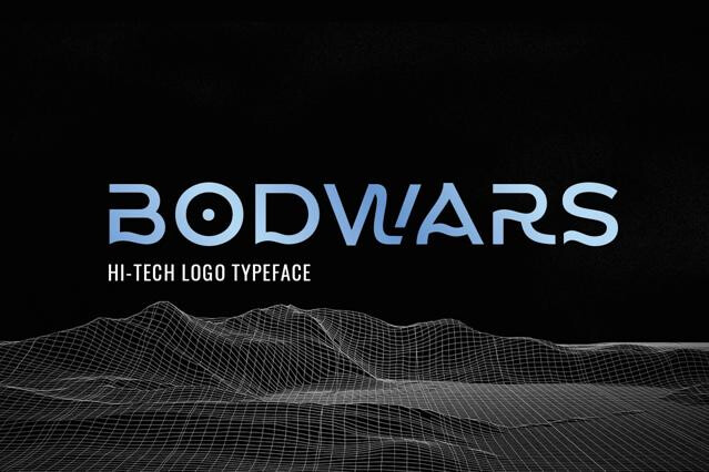 Bodwars - Hi-tech Logo Typeface