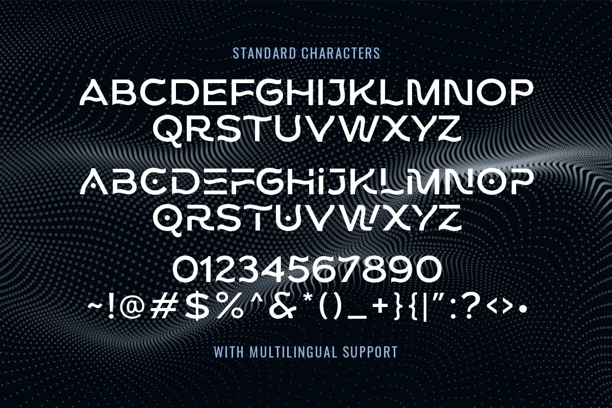 Bodwars - Hi-tech Logo Typeface