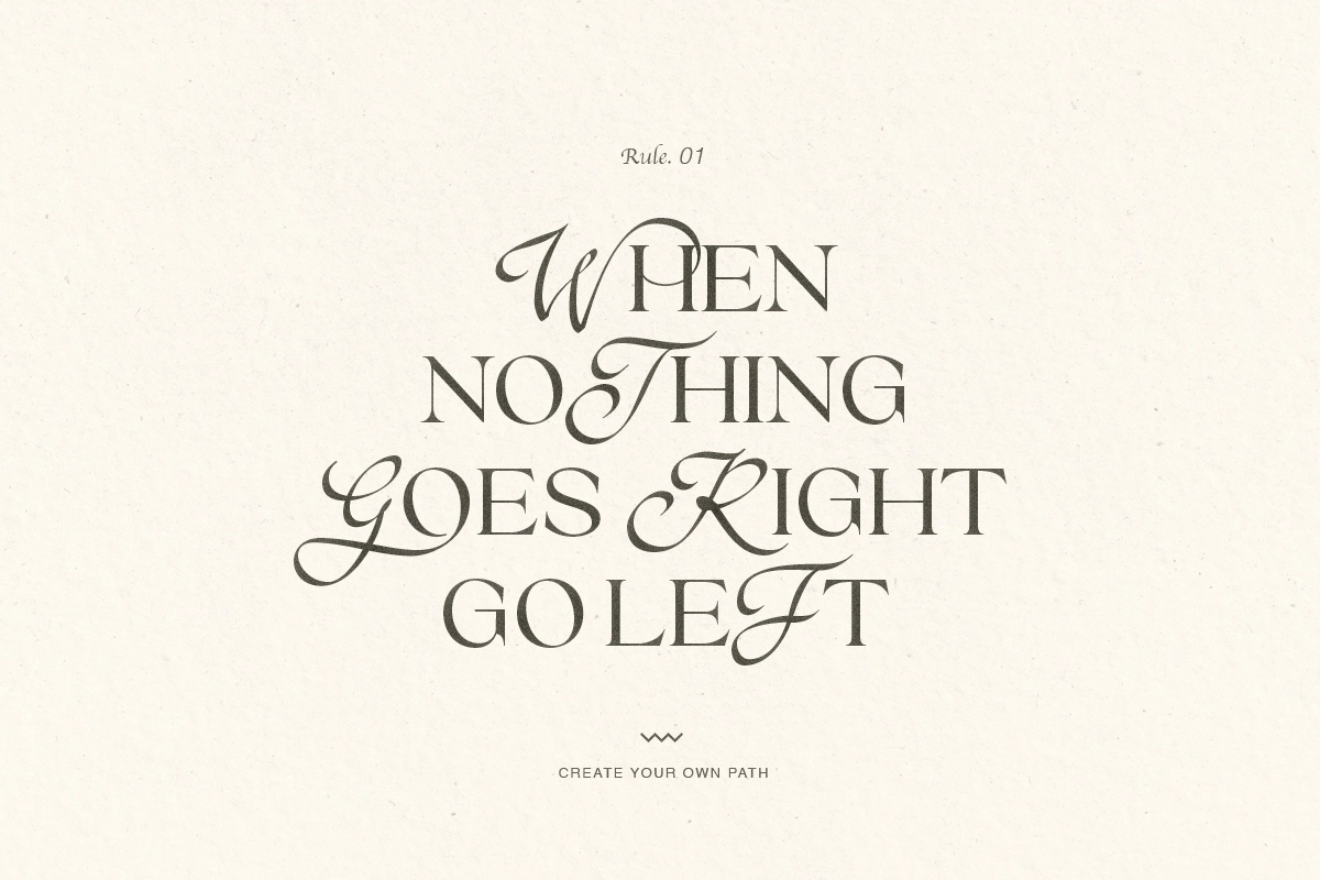 Brown Royal - Stylish Ligature Font
