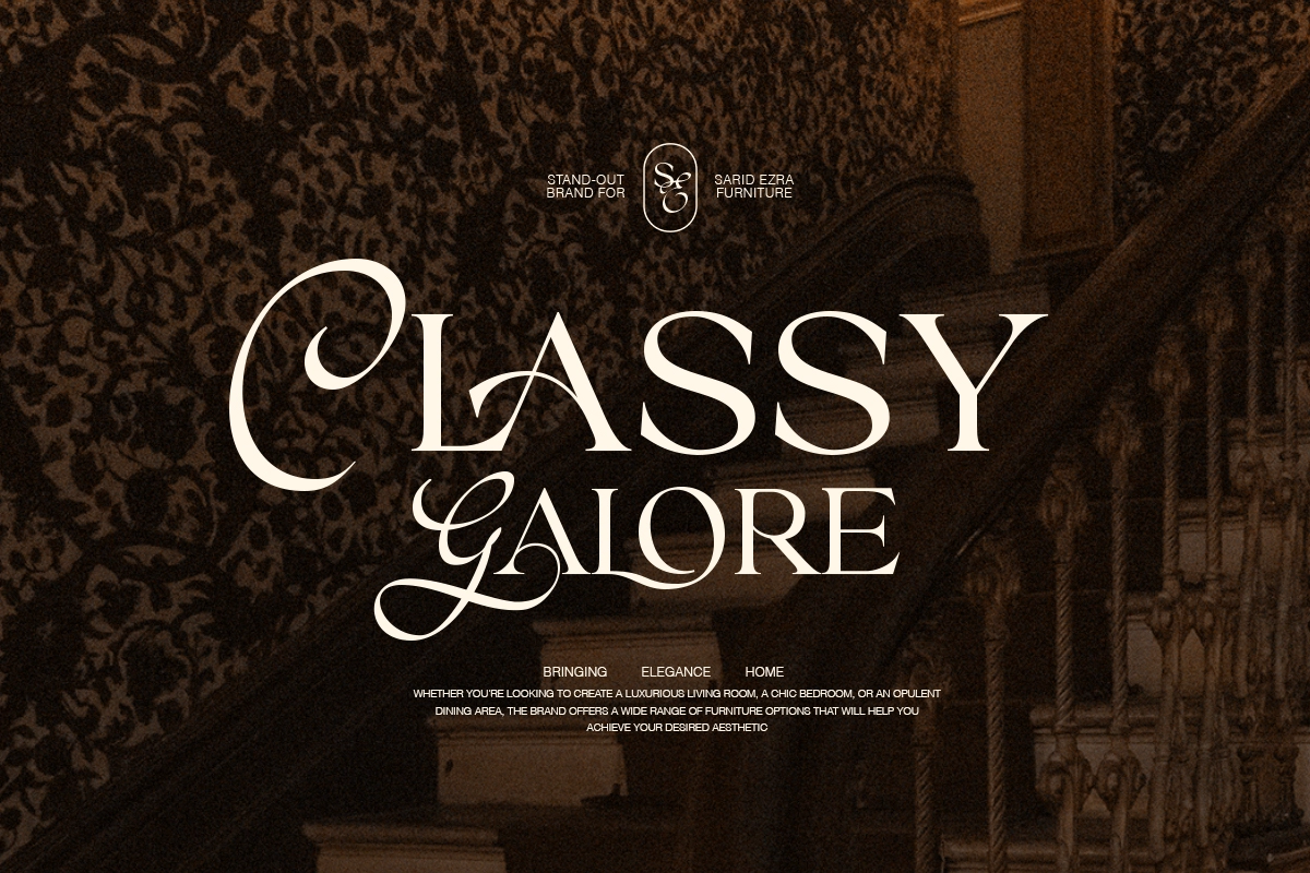 Brown Royal - Stylish Ligature Font