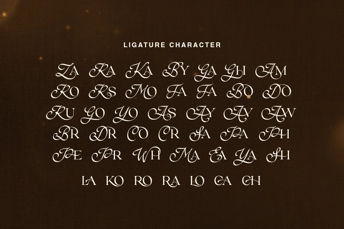 Brown Royal - Stylish Ligature Font