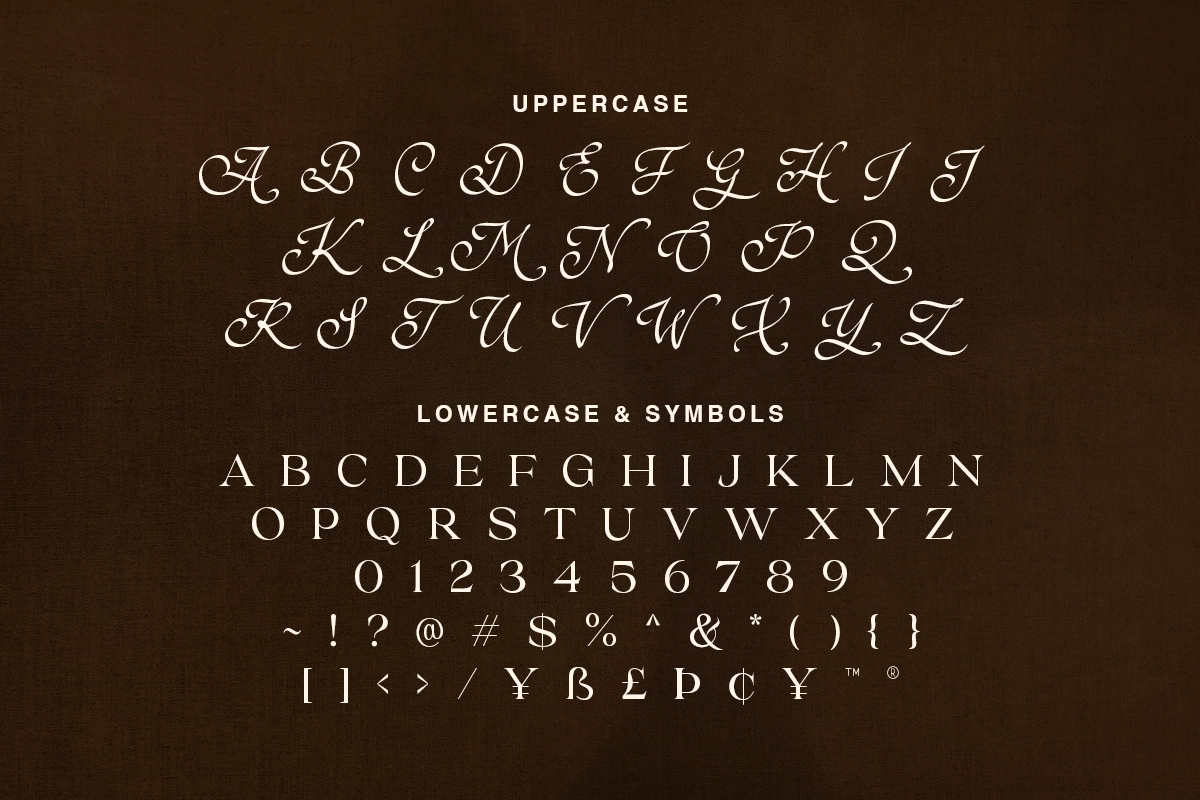 Brown Royal - Stylish Ligature Font