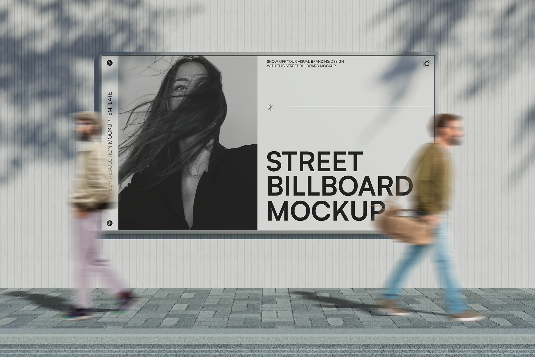 Street Billboard Mockup