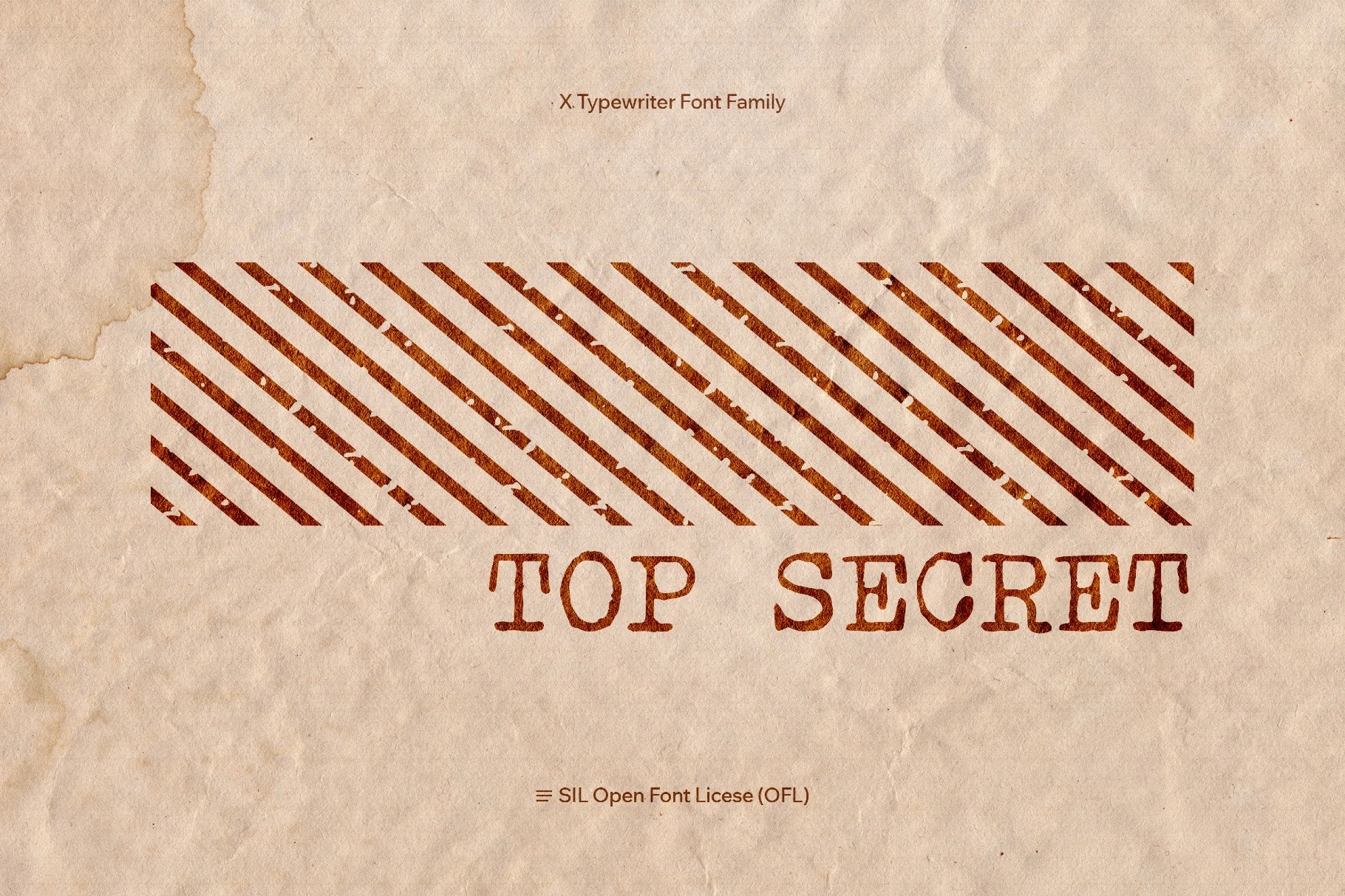 X Typewriter Font Family