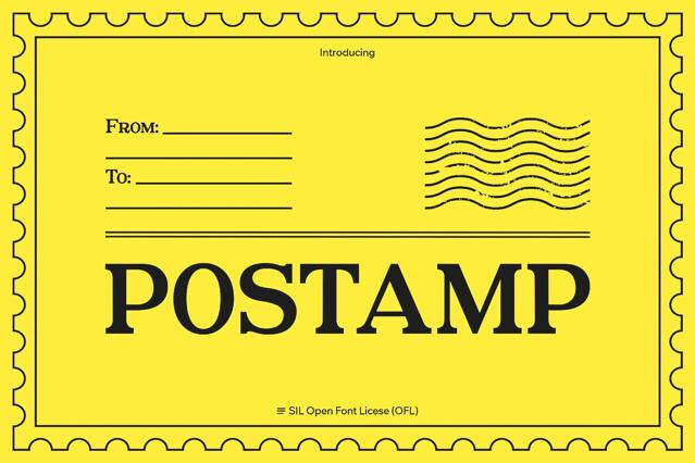 Postamt Font